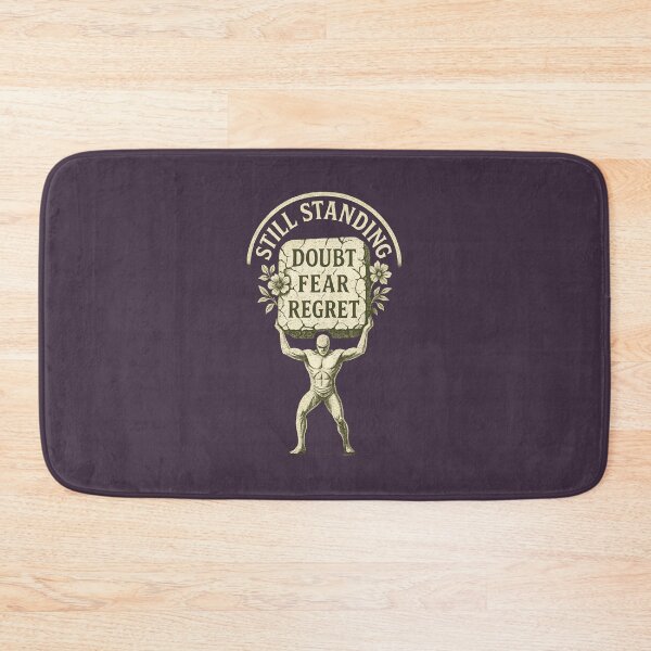 Item preview, Wellbeing. Resilience Overcome Doubt Fear Regret designed and sold by Shoot-The-Moon.