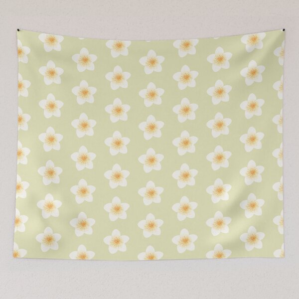Item preview, Beautiful White and Yellow Tropical Flower designed and sold by Yulia Saraswati.