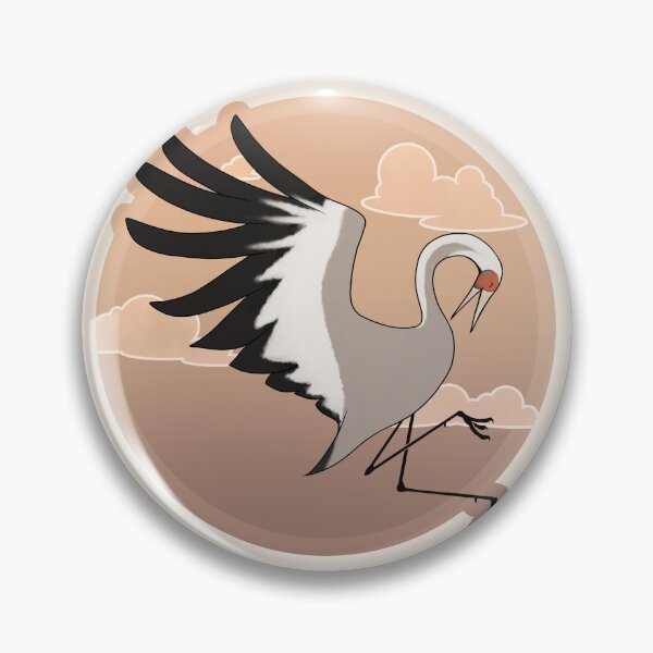 Item preview, White Naped Crane designed and sold by GhostoftheSea.