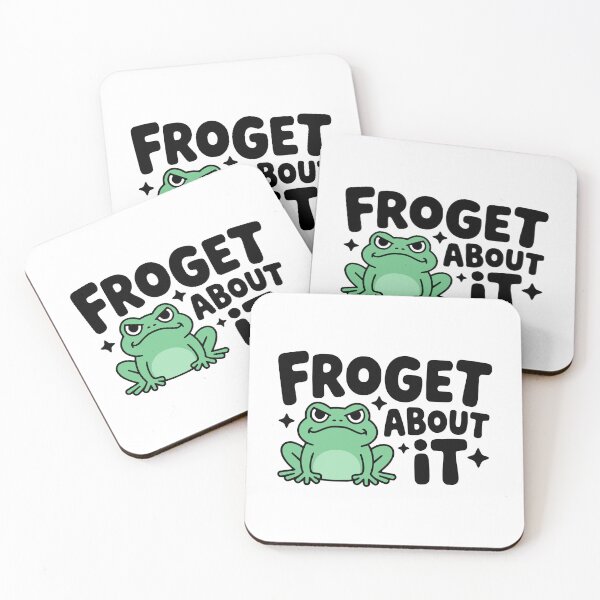 Item preview, Froget About It! Cute Frog Pun designed and sold by PMCreative.