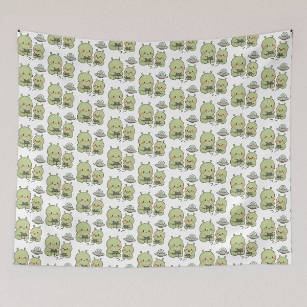 Item preview, Cute Aliens Playing Video Game And UFO designed and sold by YnMstudio25.