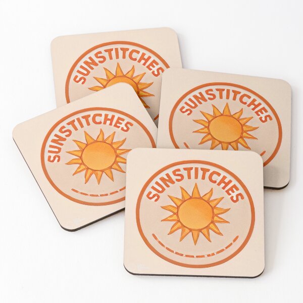 Item preview, SunStitches Vintage Embroidered Sun Logo designed and sold by SunStitches.