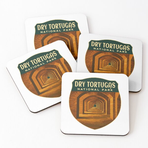 Item preview, Dry Tortugas National Park Retro Island Sticker designed and sold by Ismeal Von.