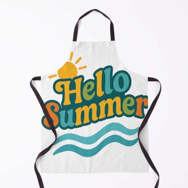 Item preview, Hello Summer – Retro Beach Vibes Design designed and sold by 4Niki4.