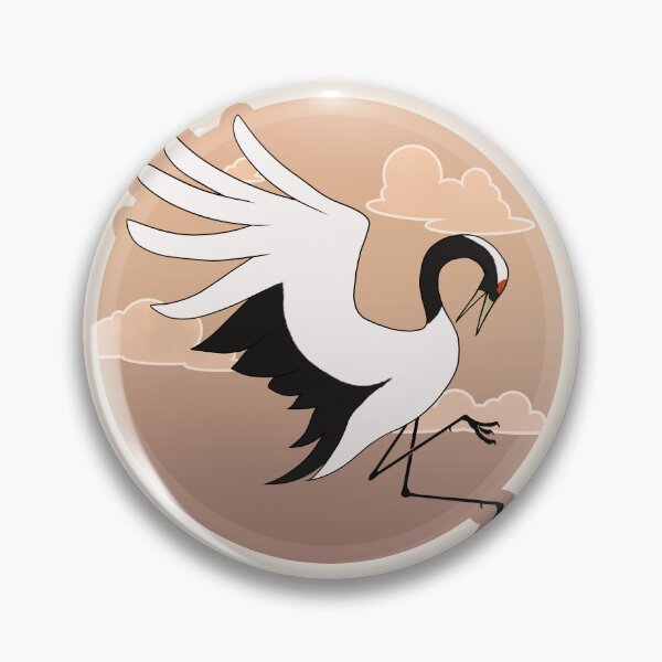 Item preview, Red Crowned Crane designed and sold by GhostoftheSea.