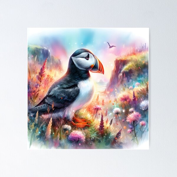 Item preview, Puffin Art #14 | Puffin Lovers designed and sold by ksgraphics222.