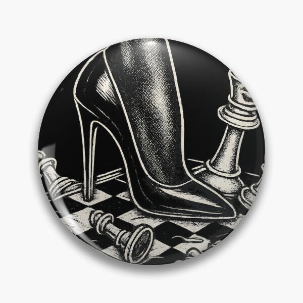 Item preview, Play Pretty Win Ugly – Chess Strategy in Stilettos designed and sold by Shoot-The-Moon.