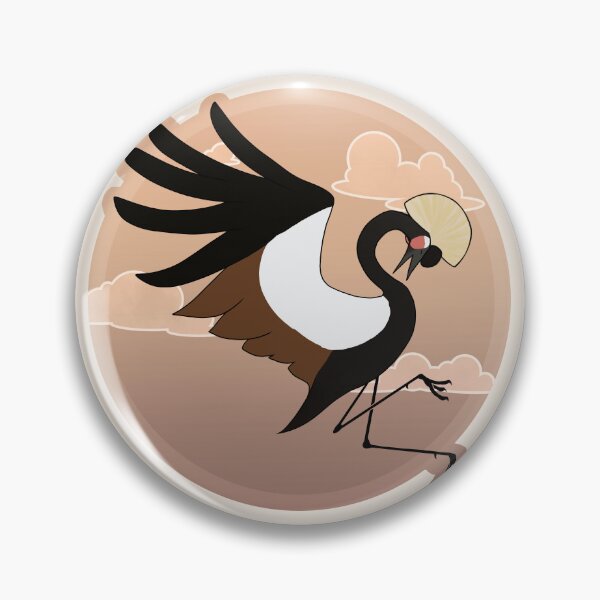 Item preview, Black Crowned Crane designed and sold by GhostoftheSea.