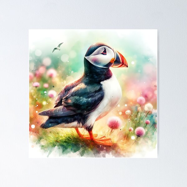 Item preview, Puffin Art #16 | Puffin Lovers designed and sold by ksgraphics222.