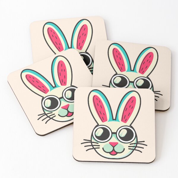 Item preview, Cool Bunny Face Cartoon Style designed and sold by Mariia Berezhna.