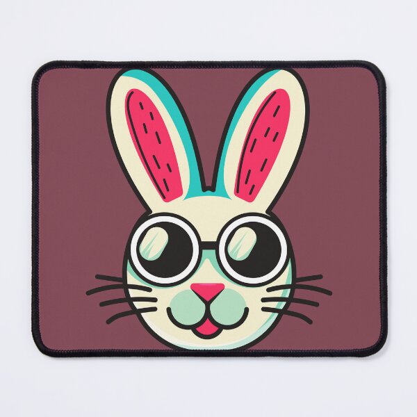 Item preview, Cool Bunny Face Cartoon Style designed and sold by Mariia Berezhna.