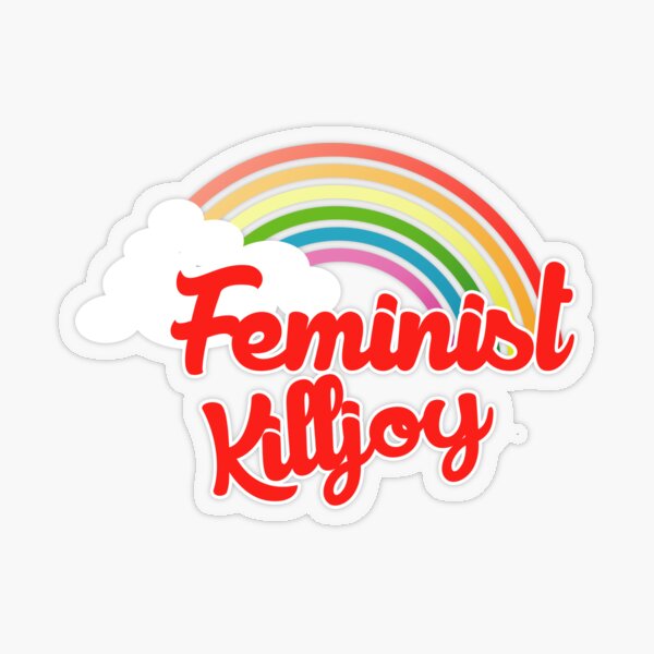 Item preview, Feminist killjoy retro rainbow designed and sold by Boog Monst .