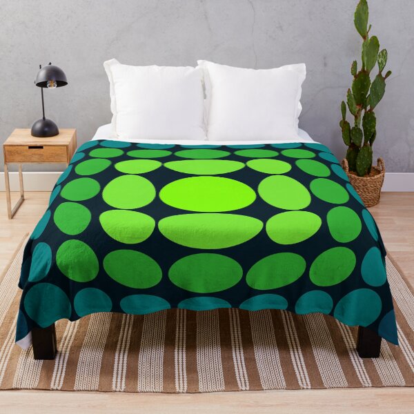 Artikelvorschau, Vasarely Homage 241107 Kreise, Blaugrün/Limette, XL entworfen und verkauft von Malaconotus.