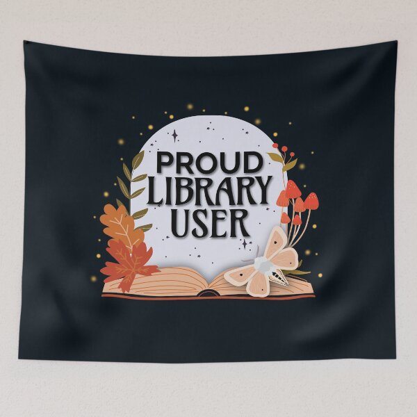 Item preview, Proud Library User - Magic Book designed and sold by RedRubi.