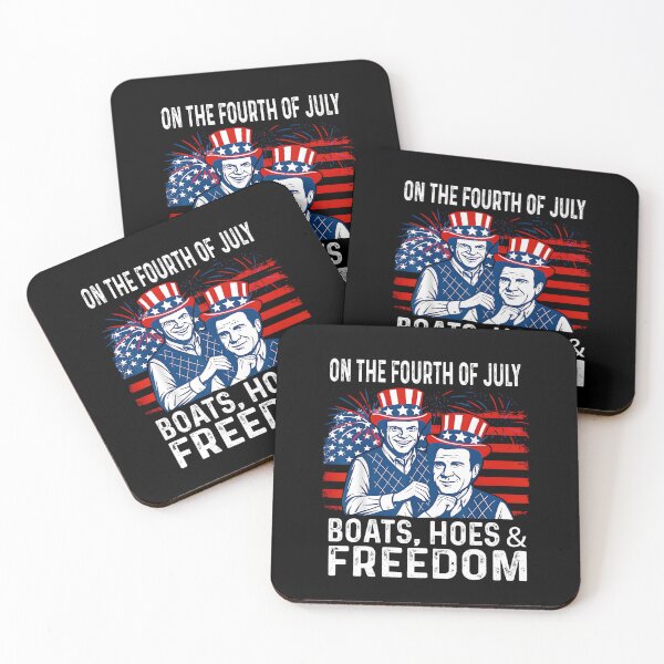 Item preview, On The Fourth of July Boats Hoes & Freedom Funny Party designed and sold by kawaiivsglitch.