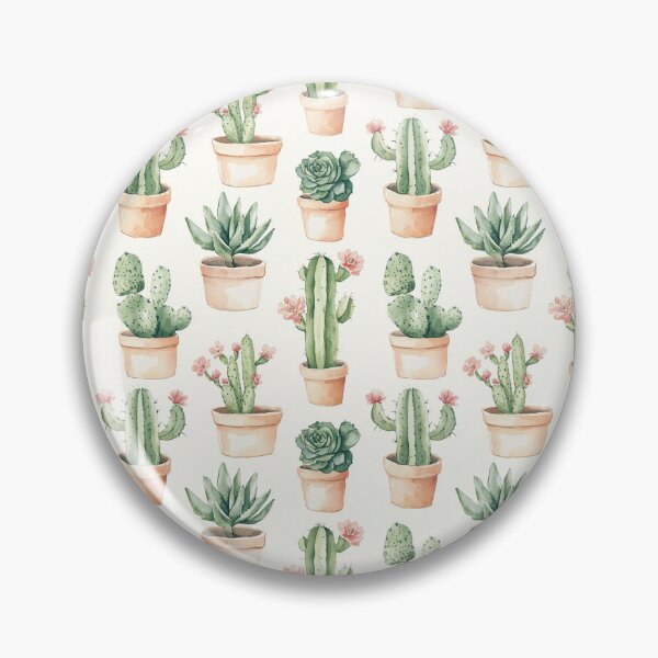Item preview, Watercolor Cactus Pattern designed and sold by sasyall.