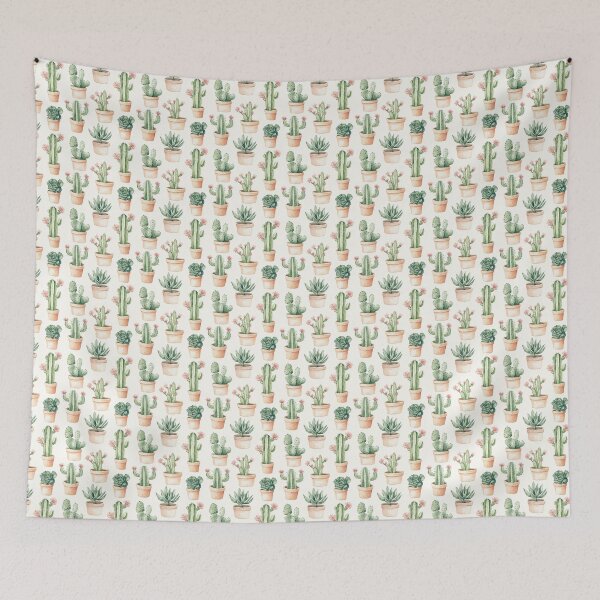 Item preview, Watercolor Cactus Pattern designed and sold by sasyall.