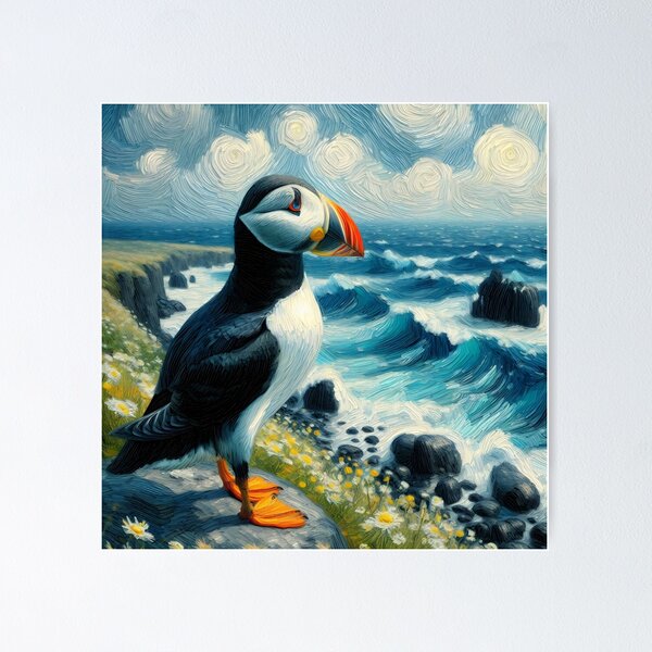 Item preview, Puffin Art #18 | Puffin Lovers designed and sold by ksgraphics222.