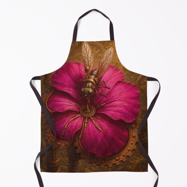 Item preview, Mechanical fly on steampunk flowers designed and sold by L'Arche à Engrenages.