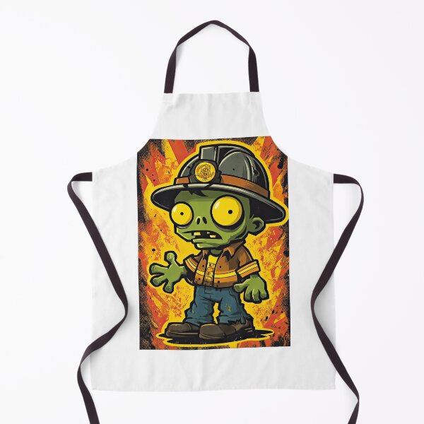 Item preview, Zombie Firefighter In A Bold Comic Style designed and sold by Piotrek0001.