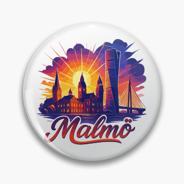 Item preview, Malmö city Sweden cool epic gift designed and sold by Pineapple-Tree.