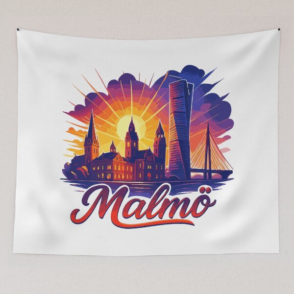 Item preview, Malmö city Sweden cool epic gift designed and sold by Pineapple-Tree.