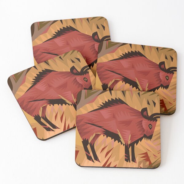 Item preview, bull painting in cavemen cave designed and sold by matintheworld ( delcarmat ).