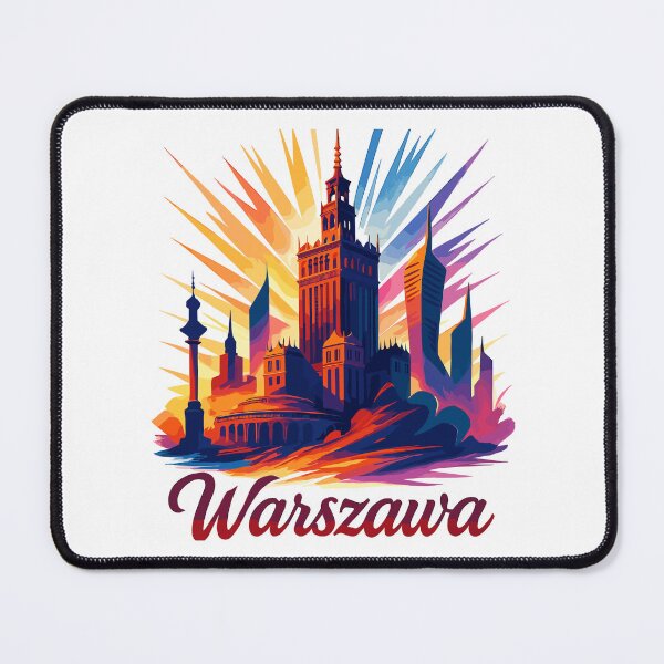 Item preview, Warsaw Warszawa capital city of Poland gift designed and sold by Pineapple-Tree.