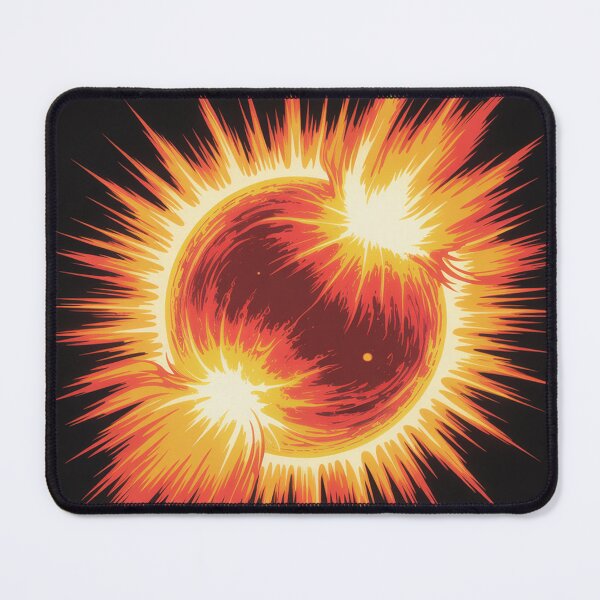 Item preview, А powerful solar flare.A surrealist sticker. designed and sold by Lilashakti ⭐️ ⭐️ ⭐️ ⭐️ ⭐️.