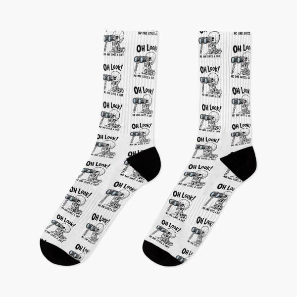 Item preview, No one cares, attitude, dark humor, skeleton, funnyfits70, Humor, Funny, retro, vintages, funny quotes, animal humor, designed and sold by FunnyFits70.