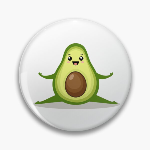 Item preview, Avocado yoga. Avocado character design designed and sold by AllaMashycheva.