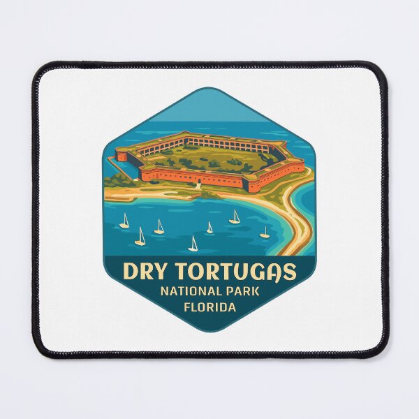 Item preview, Dry Tortugas National Park Retro Island Sticker designed and sold by Ismeal Von.
