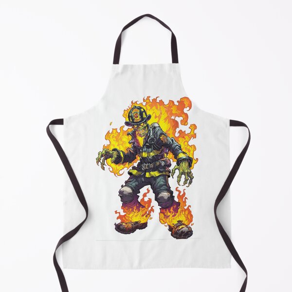 Item preview, Brave Firefighter Even In Death’s Grip designed and sold by Piotrek0001.