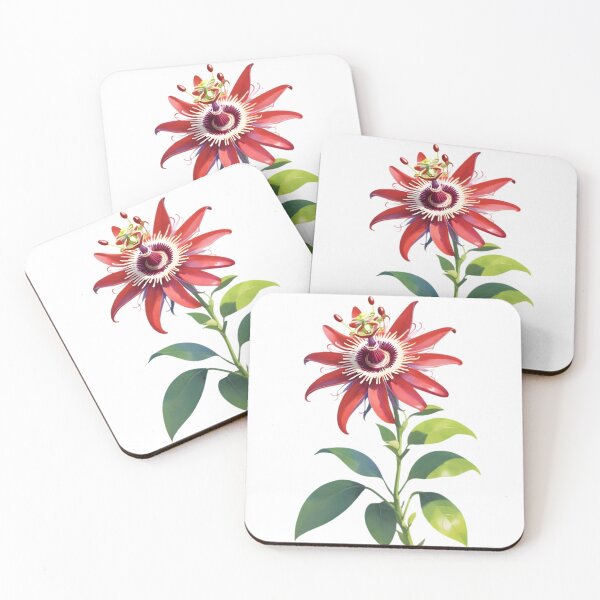 Item preview, Red Passiflora 'Amethyst' designed and sold by HOMETOWN86.