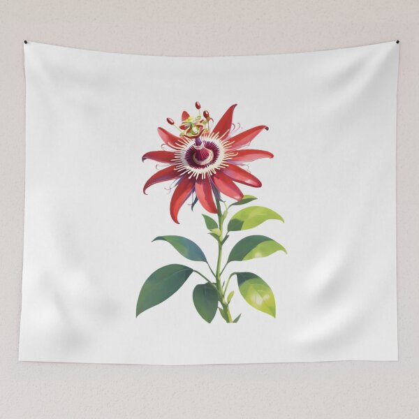 Item preview, Red Passiflora 'Amethyst' designed and sold by HOMETOWN86.