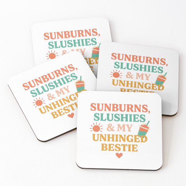 Item preview, Sunburns, Slushies & My Unhinged Bestie – Summer Chaos Edition designed and sold by ALITOPRINCE.