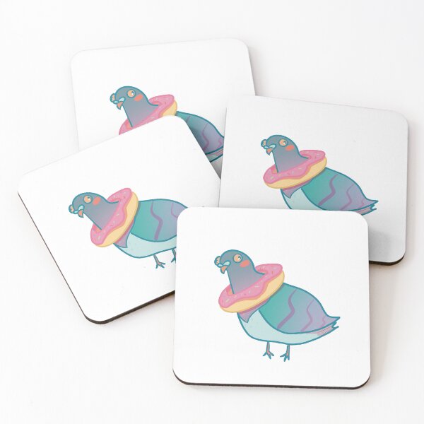 Item preview,  pigeon with donut designed and sold by Lilla23.