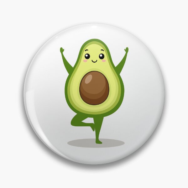 Item preview, Avocado yoga. Avocado character design designed and sold by AllaMashycheva.
