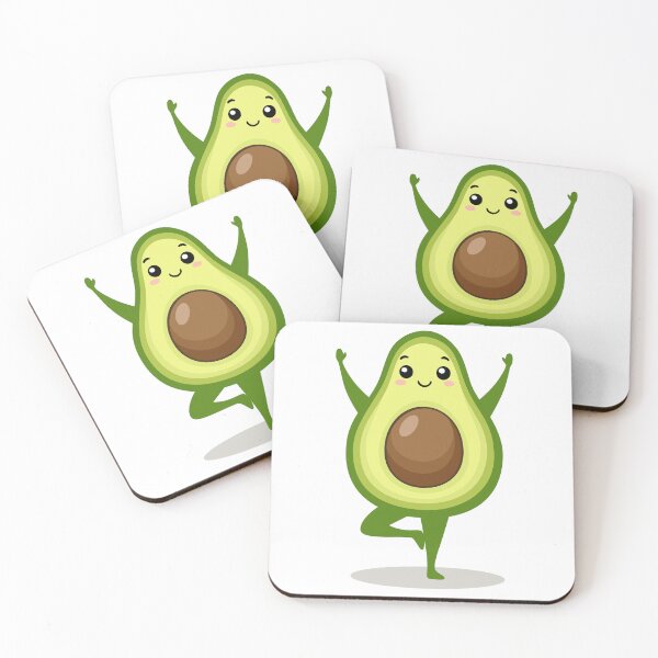 Item preview, Avocado yoga. Avocado character design designed and sold by AllaMashycheva.