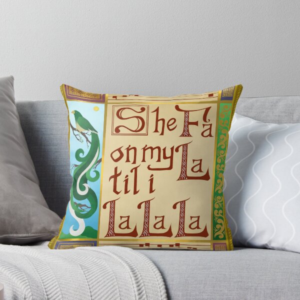 Item preview, Fa La La on That Thing - Funny Medieval Illuminated Script designed and sold by Tentakrool Creations.