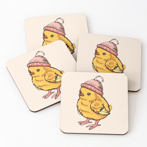 Item preview, Cute Chick Wearing Winter Hat designed and sold by Mariia Berezhna.
