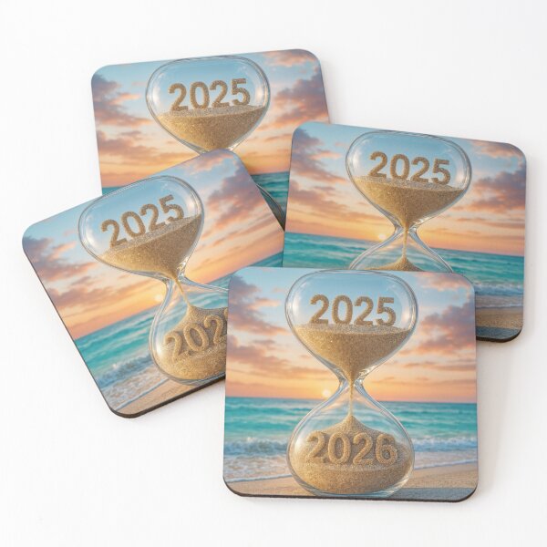 Item preview, Beach Hourglass For 2026 New Year designed and sold by Maria Dryfhout.