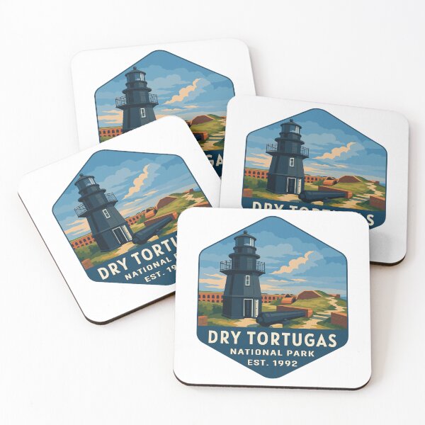 Item preview, Dry Tortugas National Park Retro Island Sticker designed and sold by Ismeal Von.