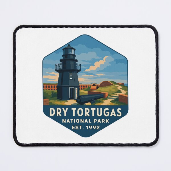 Item preview, Dry Tortugas National Park Retro Island Sticker designed and sold by Ismeal Von.