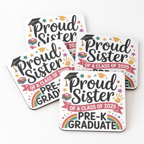 Item preview, Proud Sister Graduation Shirt – Class of 2025 Preschool Graduate Essential T-Shirt designed and sold by podlook.