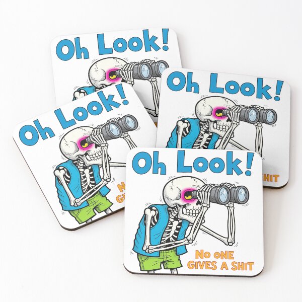 Item preview, On one cares, attitude, skeleton, dark humor, Funnyfits70, retro, vintage, meme, funny, humor designed and sold by FunnyFits70.
