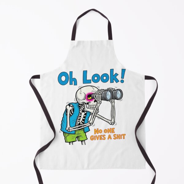 Item preview, On one cares, attitude, skeleton, dark humor, Funnyfits70, retro, vintage, meme, funny, humor designed and sold by FunnyFits70.