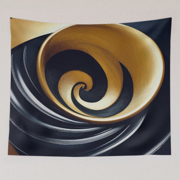 Artikelvorschau, Farbenfrohe abstrakte Fibonacci-Kunst 44 entworfen und verkauft von Vicky Brago-Mitchell®.