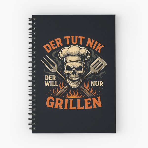Item preview, He doesn't do anything – he just wants to grill designed and sold by Bernd Friese.
