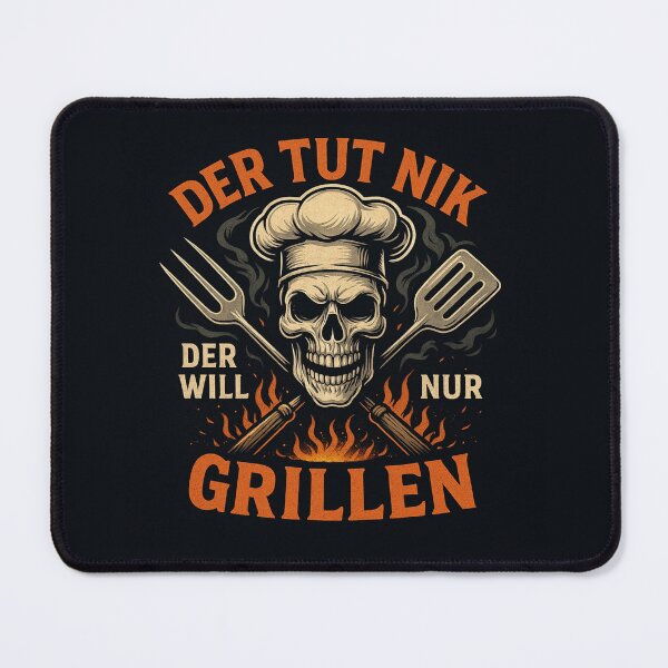 Item preview, He doesn't do anything – he just wants to grill designed and sold by Bernd Friese.